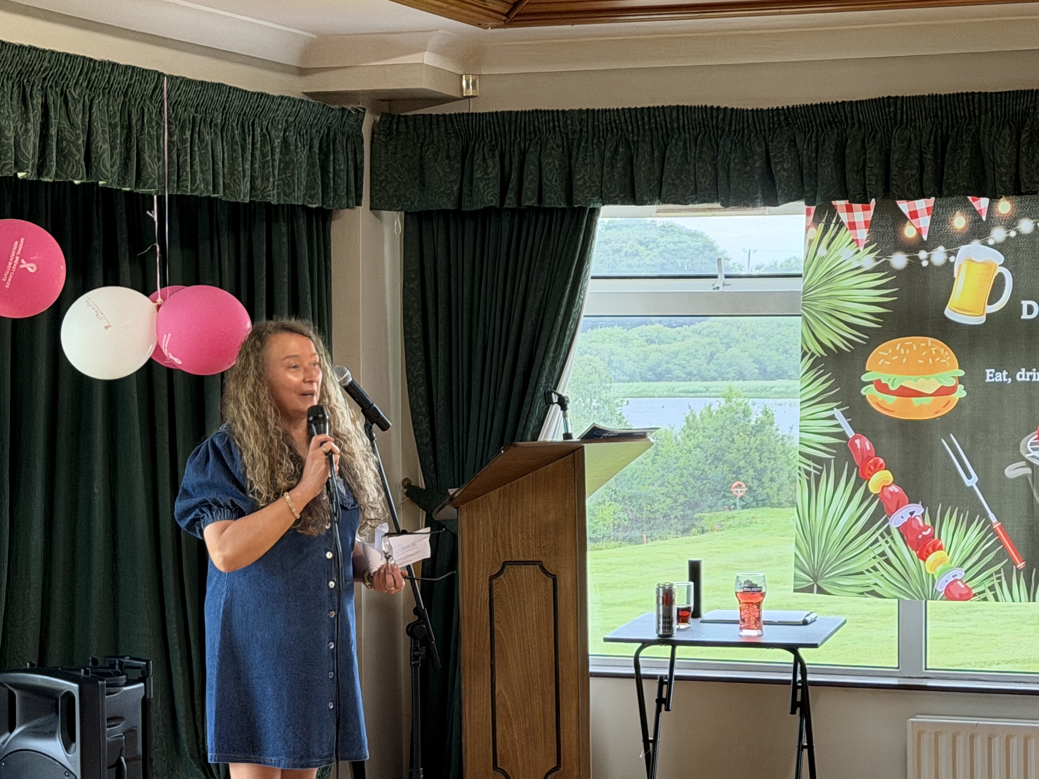The grounds of Ballybofey and Stranorlar Golf Club in Donegal on the evening of the event