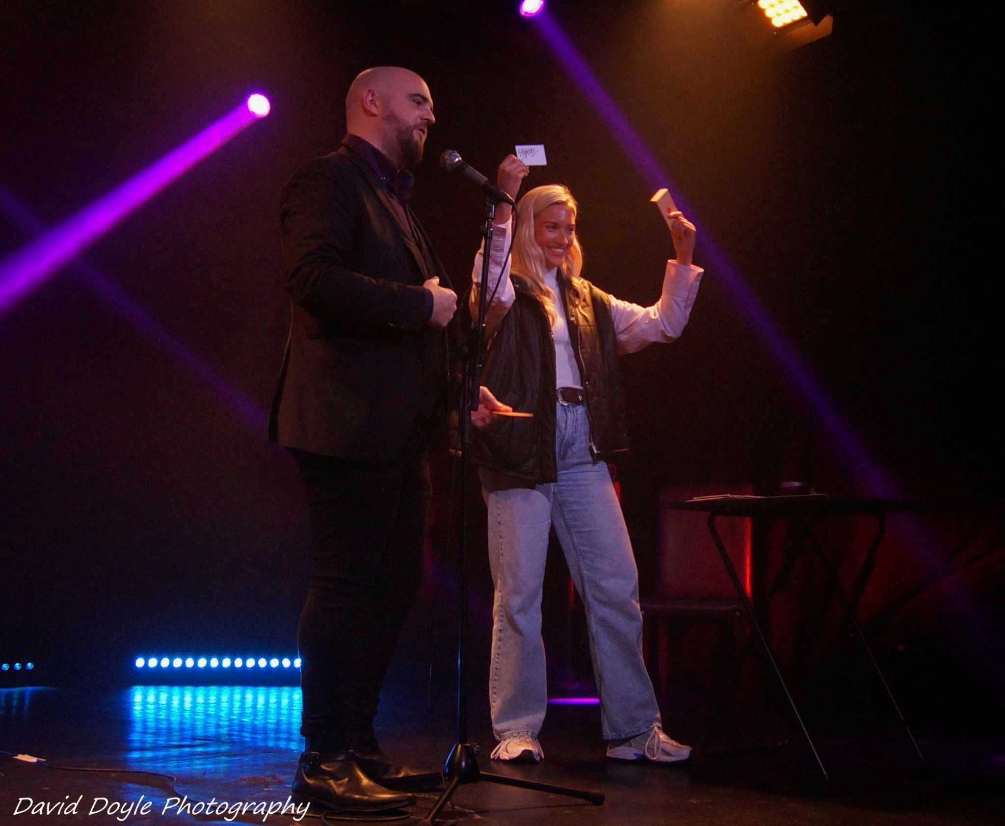 Stage Mind Reading Show Performance
