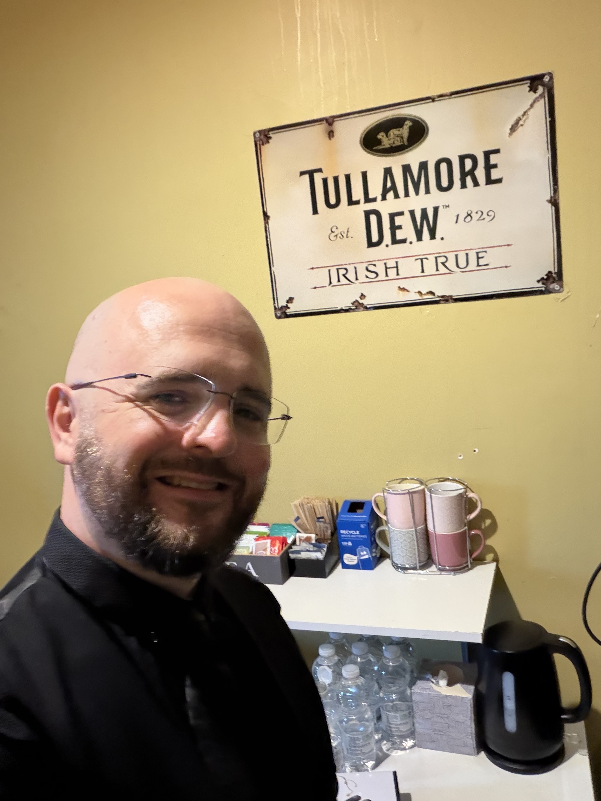 David Peace after performing at the WHOOP corporate show in Limerick